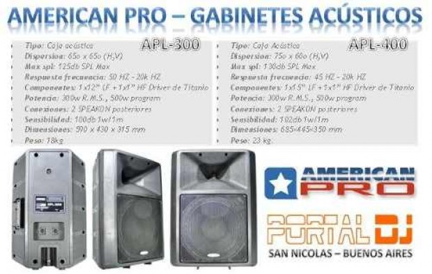 Bafle American Pro APL-400